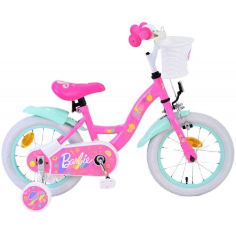 Bicicleta copii 3-5 ani, 14 inch, Barbie, EandL CYCLES 31454SACB - imagine 10